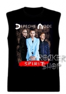 Tričko DEPECHE MODE pánske-Spirit Band/bez rukávov