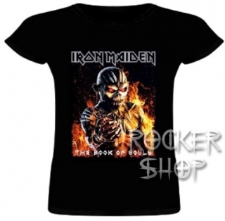 Tričko IRON MAIDEN dámske-Book Of Souls Flames