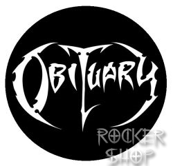 Odznak OBITUARY-Logo BW