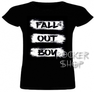 Tričko FALL OUT BOY dámske-Logo