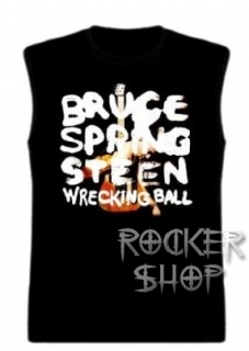 Tričko BRUCE SPRINGSTEEN pánske-Wrecking Ball/bez rukávov