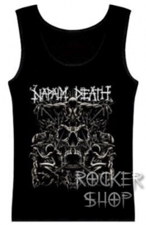 Tričko NAPALM DEATH dámsky top-Skull