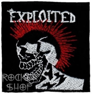 Nášivka EXPLOITED nažehľovacia-Mohawk Skull