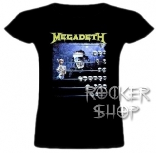 Tričko MEGADETH dámske-Countdown 
