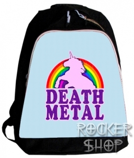 Ruksak DEATH METAL-Unicorn Rainbow