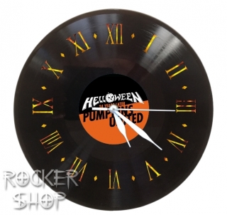 Nástenné hodiny HELLOWEEN vinyl-Pumpkins United
