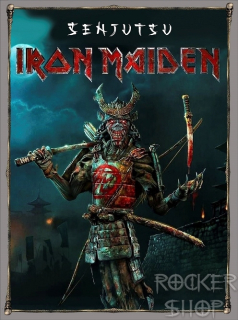 Nášivka IRON MAIDEN chrbtová-Senjutsu Ninja