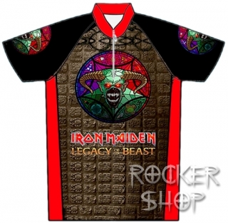 Dres IRON MAIDEN cyklistický pánsky-Legacy Of The Beast /voľný strih/