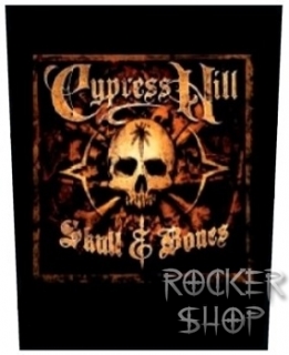 Nášivka CYPRESS HILL chrbtová-Skull And Bones