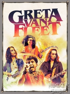 Nášivka GRETA VAN FLEET chrbtová-Band