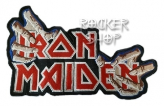 Nášivka IRON MAIDEN chrbtová-Hands Logo