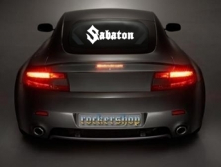 Nálepka SABATON na sklo-Logo