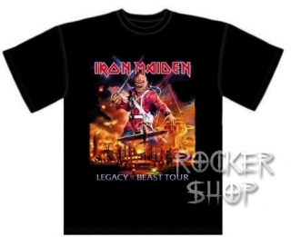 Tričko IRON MAIDEN pánske-Legacy Of The Beast Tour