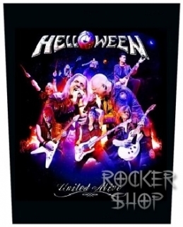 Nášivka HELLOWEEN chrbtová-United Alive