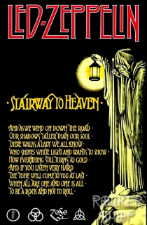 Vlajka LED ZEPPELIN-Stairway To Heaven