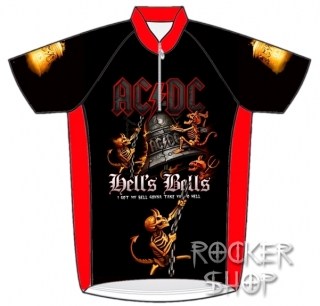 Dres AC/DC cyklistický detský-Hell´s Bells