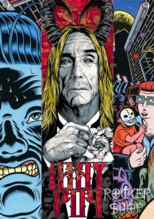 Vlajka IGGY POP-Collage