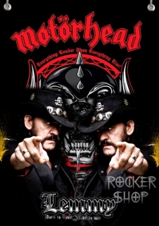 Vlajka MOTORHEAD-Lemmy