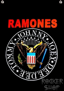 Vlajka RAMONES-Logo