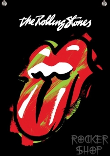 Vlajka ROLLING STONES-Logo