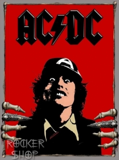 Nášivka AC/DC chrbtová-Angus/Hands