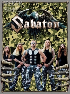 Nášivka SABATON chrbtová-Band/Hands