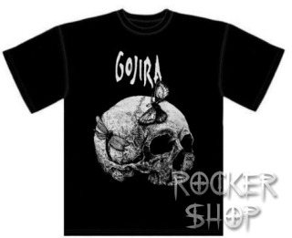 Tričko GOJIRA pánske-Skull