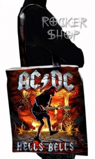 Taška AC/DC nákupná-Hell´s Bells Angus