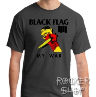 Tričko BLACK FLAG pánske-My War/Grey