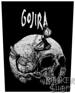 Nášivka GOJIRA chrbtová-Skull