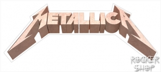 Nálepka METALLICA orezaná-Logo