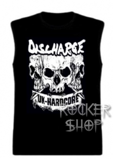 Tričko DISCHARGE pánske-UK Hardcore/bez rukávov