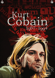 Vlajka KURT COBAIN-1967-1994