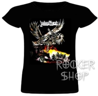 Tričko JUDAS PRIEST dámske-Metal Works