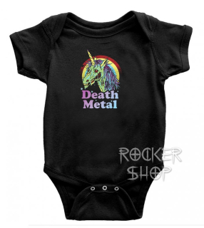 Body DEATH METAL detské-Unicorn Zombie