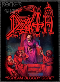 Nášivka DEATH foto-Scream Bloody Gore