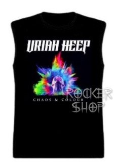 Tričko URIAH HEEP pánske-Chaos And Colour/bez rukávov