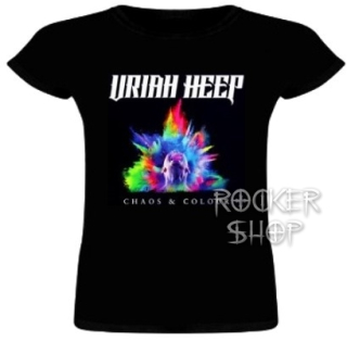 Tričko URIAH HEEP dámske-Chaos And Colour