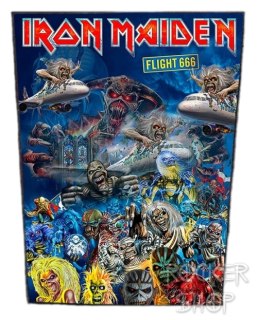 Nášivka IRON MAIDEN chrbtová-Flight 666