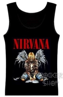 Tričko NIRVANA dámsky top-Kurt Cobain Wings