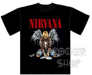 Tričko NIRVANA pánske-Kurt Cobain Wings