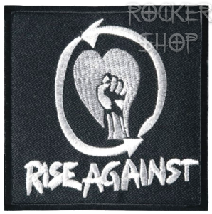 Nášivka RISE AGAINST nažehľovacia-Logo