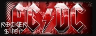 Nášivka AC/DC na suchý zips-Logo