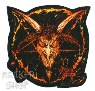 Nášivka BAPHOMET foto Cut