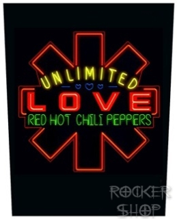 Nášivka RED HOT CHILI PEPPERS chrbtová-Unlimited Love