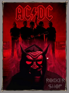 Nášivka AC/DC chrbtová-Devil