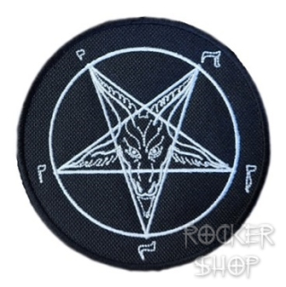 Nášivka PENTAGRAM vyšívaná