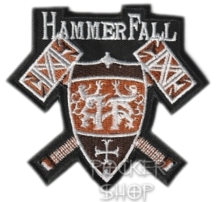 Nášivka HAMMERFALL nažehľovacia-Steel Meets Steel