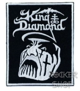Nášivka KING DIAMOND nažehľovacia-Face