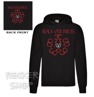 Mikina BLACK VEIL BRIDES pánska-Red Logo